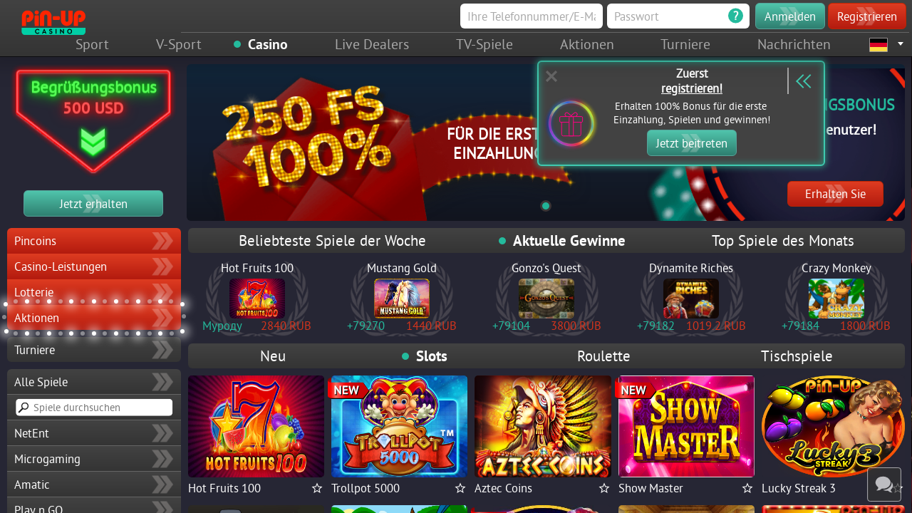 https casino pin up slots org