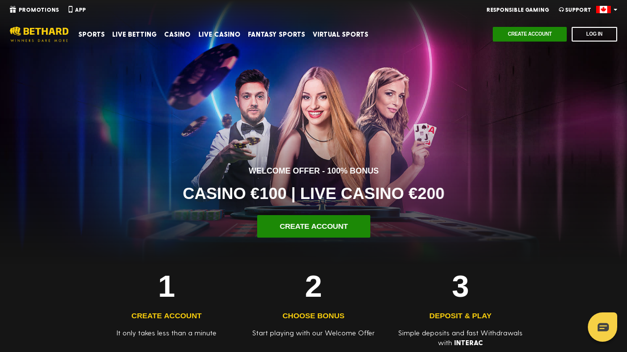 Bethard Casino Screenshot Bethard Casino Screenshot
