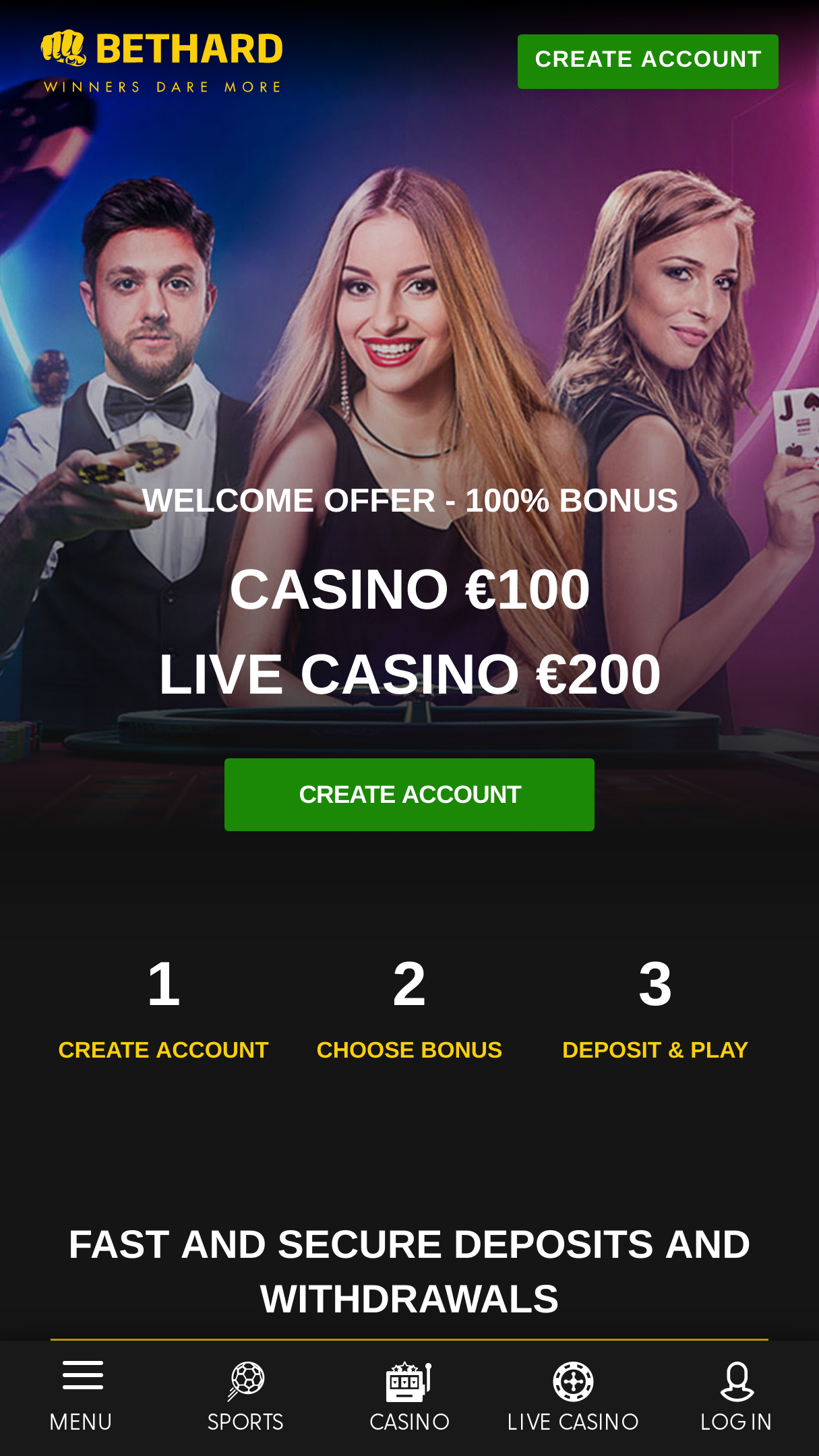 Bethard Casino Screenshot Bethard Casino Screenshot