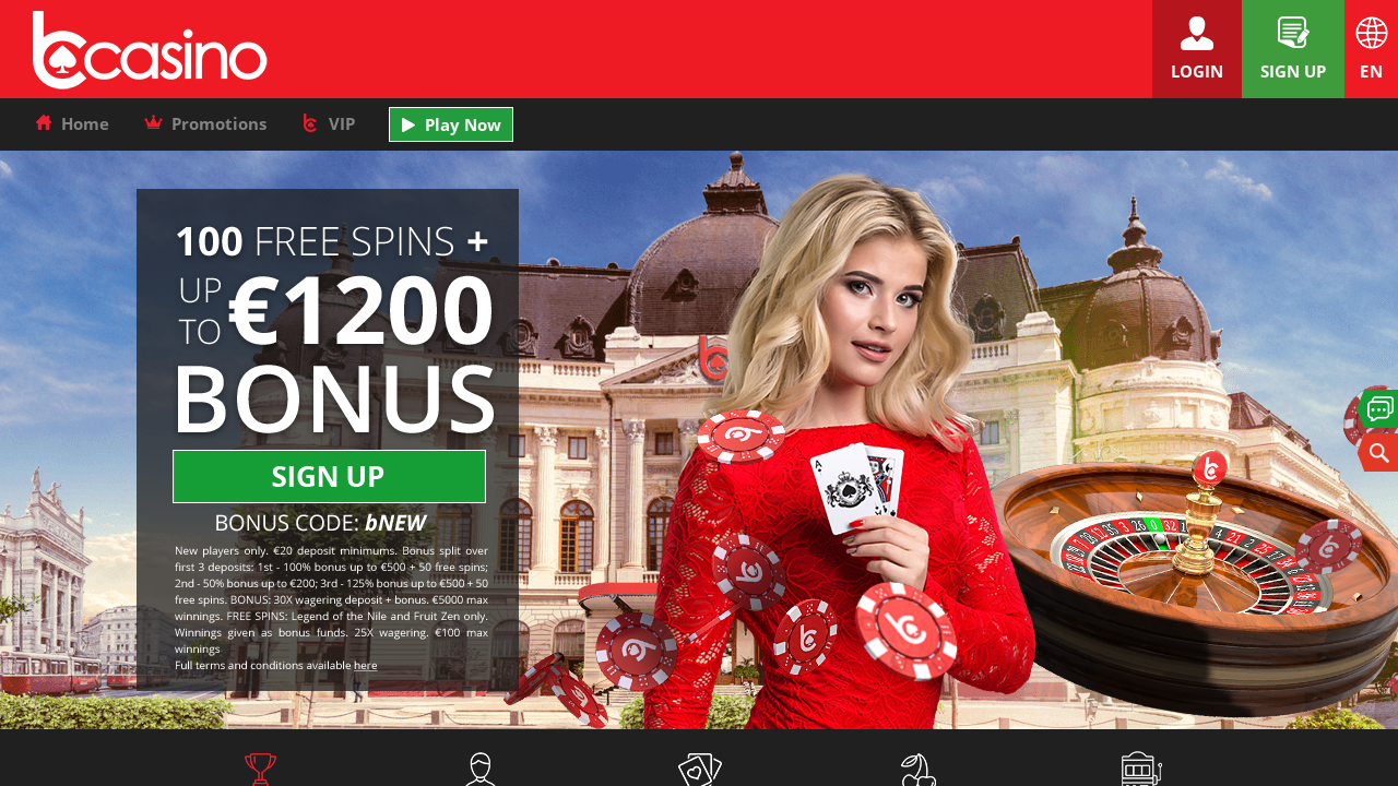 bCasino Screenshot bCasino Screenshot