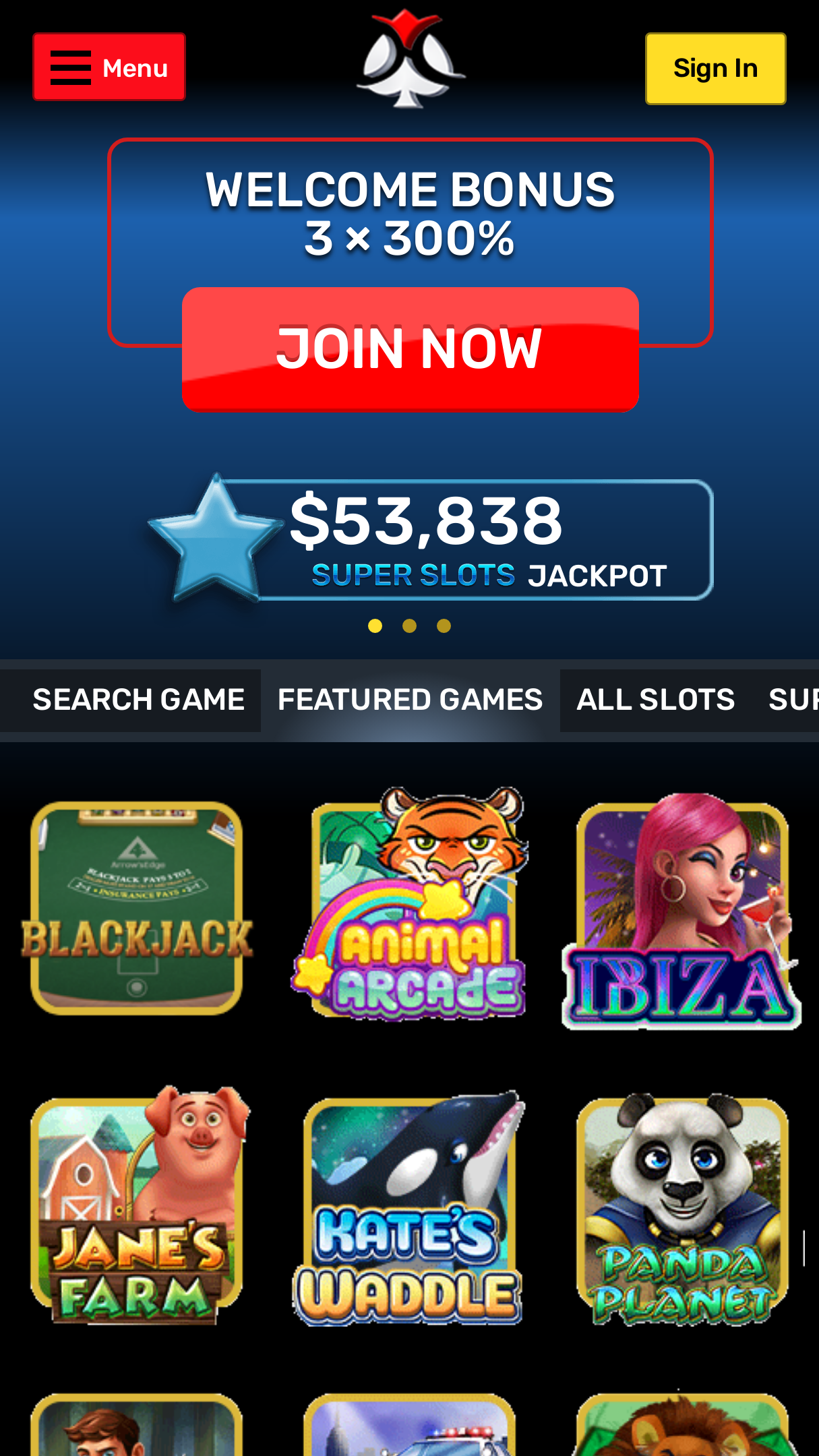Drake Casino Screenshot Drake Casino Screenshot