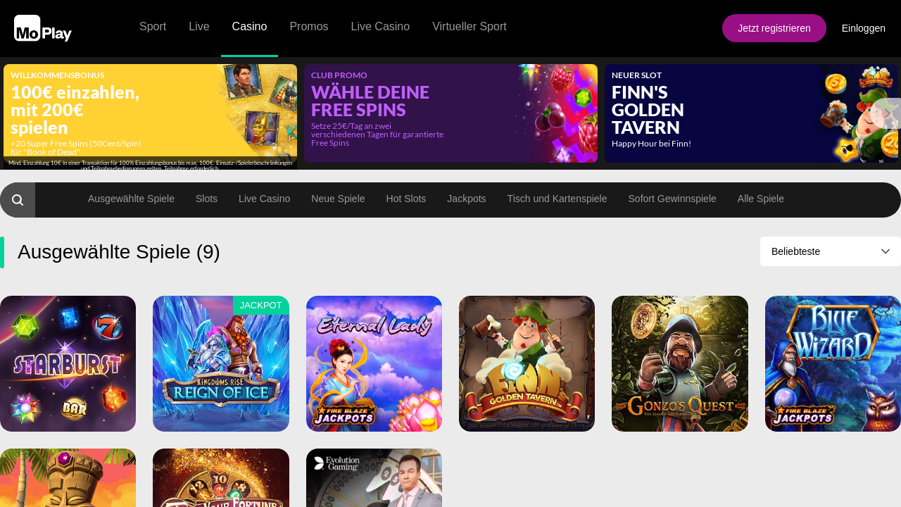 MoPlay Casino Screenshot MoPlay Casino Screenshot