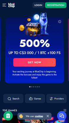 Bluechip.io Screenshot