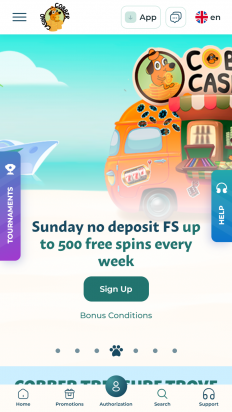 Cobbercasino Screenshot
