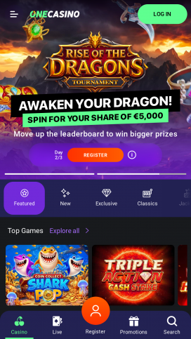 One Casino Apps Homepage