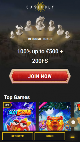 Casinoly Apps Homepage