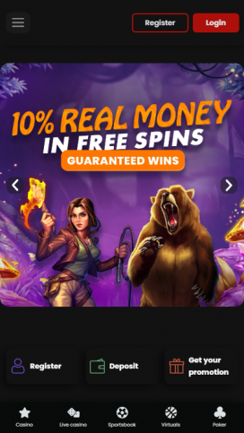 ChipStars Casino Apps Homepage