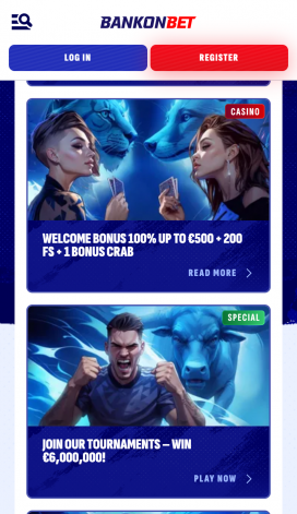 Bankonbet-sovellukset Homepage