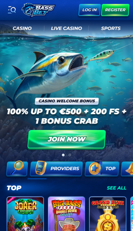 Aplicaciones de BassBet Homepage