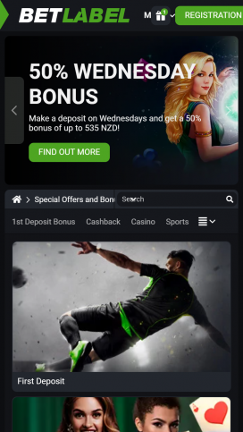 BetLabel Apps Homepage