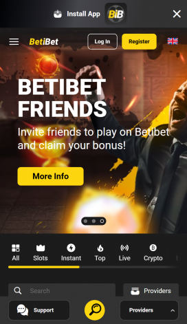 Betibet Apps Homepage