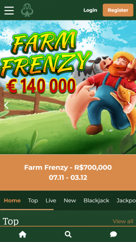Dublinbet Casino App Homepage