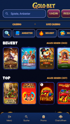 Golobet Apps Homepage