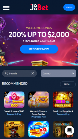 JaaBet Apps Homepage