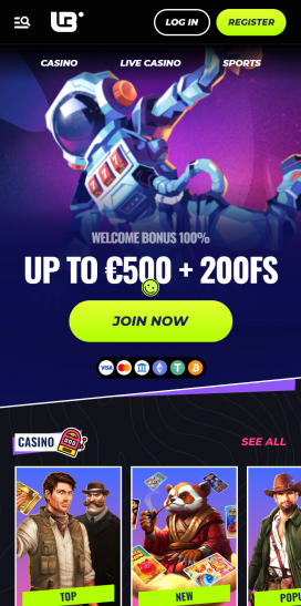 Lunubet Casino-apper Homepage