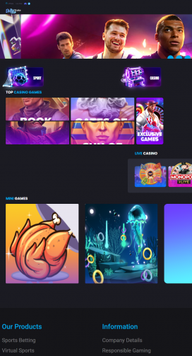 App MyStake Homepage