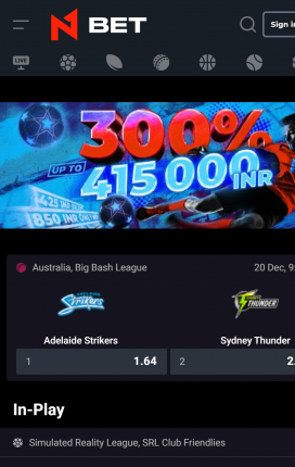 N1Bet Apps Homepage