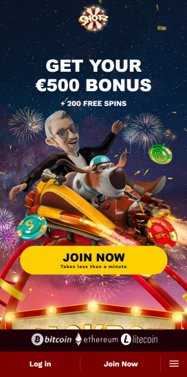 Shotz Casino Apps Homepage