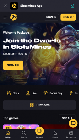 SlotMines Casinos Homepage