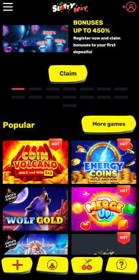 Aplikacje Slottyway Homepage