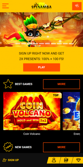 Aplikacje Spinamba Homepage