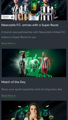 Sportsbet.io Homepage