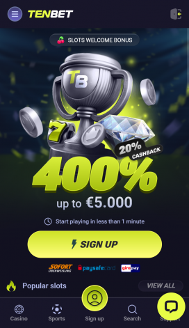 TenBet.io Apps Homepage