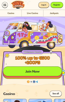 VinylCasino Apps Homepage