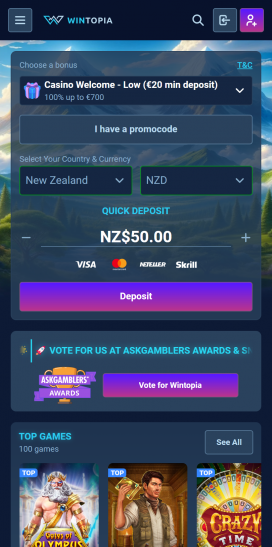 Wintopia Apps Homepage