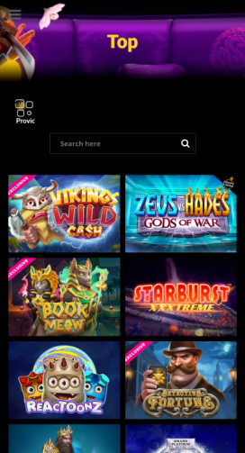 App di ZetCasino Homepage