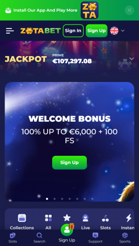 Zotabets Homepage