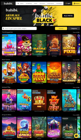 bahibi Casino Apps Homepage