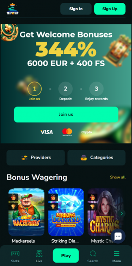Trip2Vip Apps Homepage