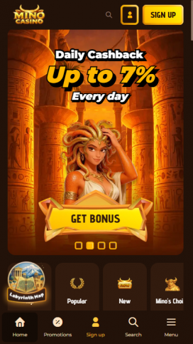Mino Casinos Homepage