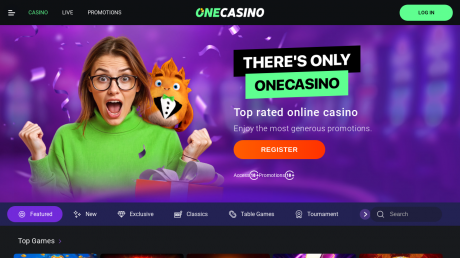 One Casinos Homepage