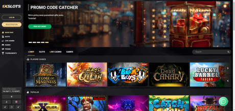 Aplicaciones del casino 1xSlots Homepage