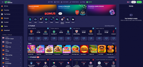 BetMatchs Homepage