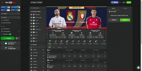 BetOnRed-apper Homepage