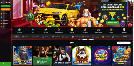 BetAmos Homepage