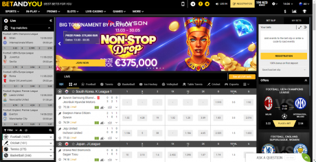 BetandYous Homepage