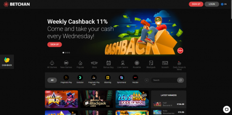 Casino Betchans Homepage