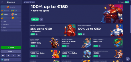Bruno Casinos Homepage