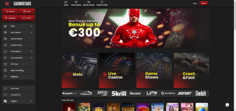 Casinostars.ios Homepage