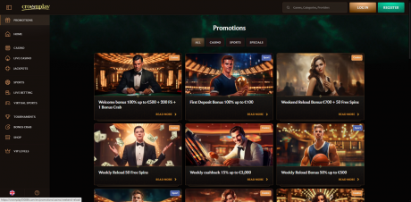 App di CrownPlay Casino Homepage