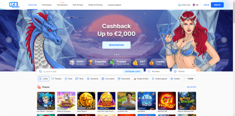 Ice Casinos Homepage