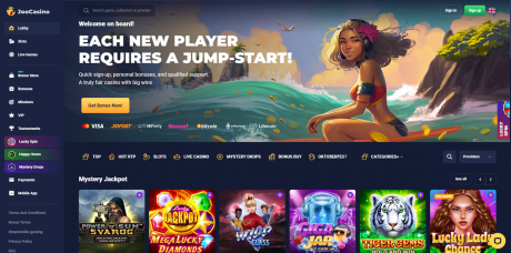 Joocasino-apper Homepage
