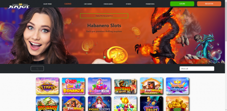 Kajot Casino Homepage