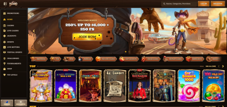 Lizaro Casinos Homepage