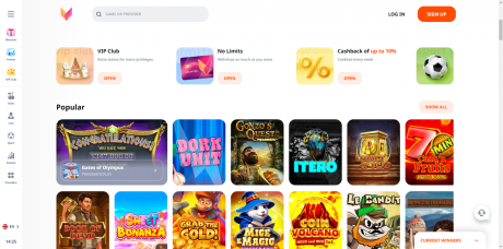 Monro Casinos Homepage