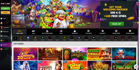 Playamos Homepage